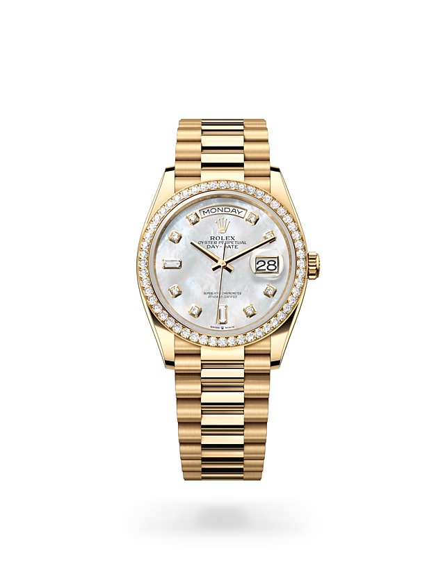 Rolex Day Date Watches Rhodium