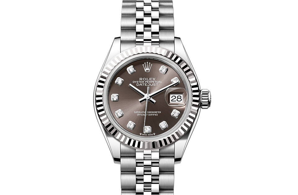 Rolex Lady Datejust in Oystersteel Oystersteel and gold M279174 0015 Rhodium